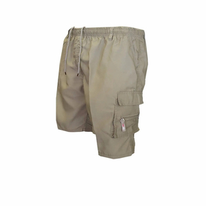 Shorts cargo pour homme de haute qualité, couleur unie, taille à cordon de serrage, séchage rapide, tissu Oxford, shorts décontractés en plusieurs couleurs - Product Image 3