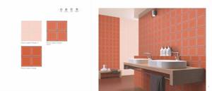Azulejos digitales de pared de 300x300 mm, 3D con efecto aleatorio, cerámica mate para baño, estilo europeo. - Product Image 4