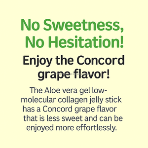 Aloe Jelly Stick con mezcla de hierbas de colágeno marino hidrolizado y vitamina C para el soporte de la piel - Product Image 6