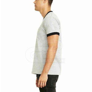 T-shirts pour hommes de qualité supérieure en coton biologique, coupe moderne, tissu doux, coupe confortable et design avant-gardiste - Product Image 4