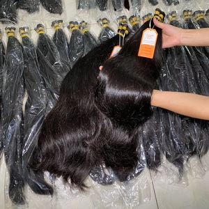 Wholesale Natural Straight Vietnamese Human <b>Hair</b> Extensions Unprocessed Bulk <b>Hair</b> Bundles - Product Image 2