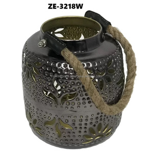 Portavelas de Bambú Moderno Hecho a Mano para Mesa de Centro, Decoración para el Hogar, Faroles Zahid Exports - Product Image 2