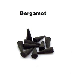 Conos de incienso de bergamota natural, suministro al por mayor de conos de incienso de la mejor marca (negro) - Product Image 1