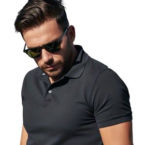 Polo sencillo de golf informal liso de alta calidad al por mayor, Polo sencillo con logotipo personalizado para hombre, Polo de hombre de talla grande para hombre - Product Image 1