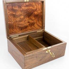 Boîte de rangement pour bijoux pour femmes et hommes, boîte artisanale en bois, boîte à souvenirs de qualité supérieure, étui de présentation et de rangement pour bijoux, fait main - Product Image 6