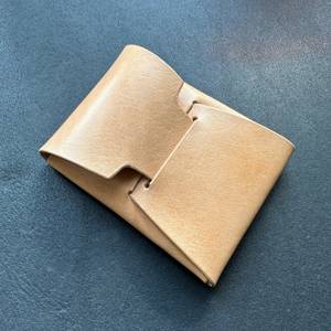 Portefeuille en cuir anti-RFID sans couture, fin, minimaliste, fait main, porte-cartes pour homme LSW-0039 - Product Image 6