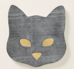 Tabla de Quesos de Aluminio Hecha a Mano con Forma de Gato, Duradera, con Espacio para Queso y Uvas, para Servir y Decorar - Product Image 3
