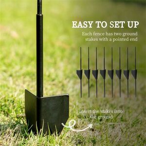 Recinzione in Vinile per la Privacy, Alta 6 Piedi, Anti-Roditori, Schermi per Giardino e Privacy, Zincata a Caldo - Product Image 3