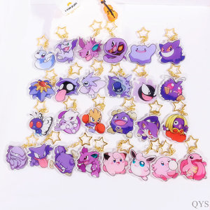 พวงกุญแจอะคริลิคสั่งทำ QYS จี้การ์ตูน ของขวัญส่งเสริมการขาย ขายส่ง - Product Image 5