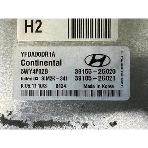 โมดูลควบคุมเครื่องยนต์ โซนาต้า YF ปี 2009-2012 มือสอง ของแท้ รหัส 391552G020 - Product Image 4