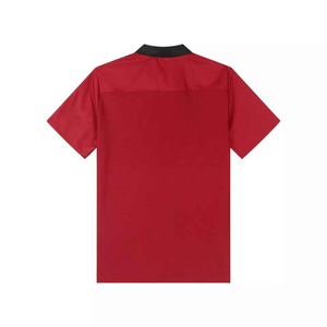 เสื้อเชฟพรีเมียมแบบยูนิเซ็กซ์ ผ้าโพลีเอสเตอร์ทอ ทรงกระดุมสองแถว แขนครึ่งตัว สำหรับร้านอาหารและบาร์ พร้อมอุปกรณ์เสริมสำหรับบุรุษและสตรี - Product Image 2