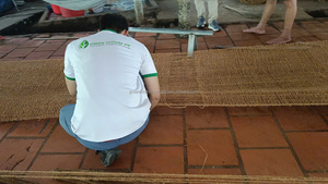 Filet en fibre de coco fabriqué au Vietnam - Écologique, 100% fibre de coco brute, haute qualité / Filets à prix avantageux provenant d'un fabricant vietnamien - Product Image 2