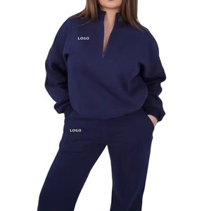 ชุดวอร์มลำลองไซส์ใหญ่ Wearpex Plus Size สำหรับทุกเพศ ชุดเซ็ตเสื้อฮู้ดและกางเกงวอร์ม  รับสกรีนโลโก้ ผ้าฝ้าย 100% ระบายอากาศได้ดี - Product Image 4