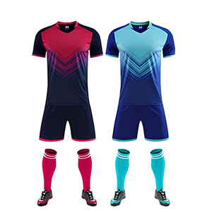 Vêtements de sport personnalisés pour équipes de football, en polyester/coton, imprimés numériquement, respirants, coupe classique, vente en gros, fournisseur OEM - Product Image 4
