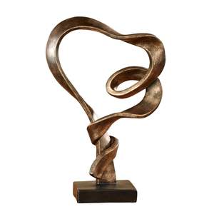 Objetos decorativos metálicos clásicos, esculturas diseñadas para un atractivo atemporal en la decoración de interiores. - Product Image 4