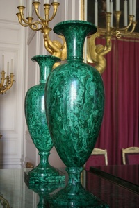 Bougeoir vert malachite pierre écologique décoration intérieure Vogue Fashion Collection pour un style ultime - Product Image 5