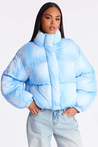 Chaqueta Acolchada Premium para Mujer, Diseño Personalizado, Resistente al Viento, Cierre de Cremallera, Bolsillos Laterales - Product Image 1