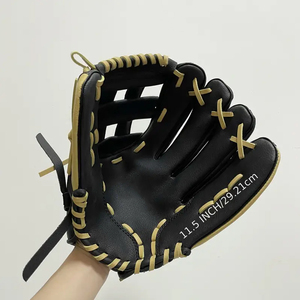 Guante de béisbol para adultos, para práctica de campo y recepción, con agarre fuerte, diseño flexible, material de cuero duradero, adecuado para deporte. - Product Image 6