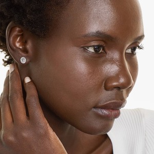 Boucles d'oreilles clous en argent sterling 925 avec moissanite VVS, style Iced Out, pour hommes, bijoux fins - Product Image 5