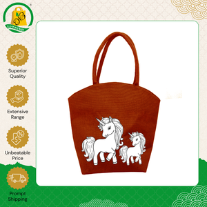 Bolsa de Lona para Mujer de Excelente Calidad en Oferta con Logotipo Personalizado y Estampado de Rayas, Asa de Cuerda Trenzada, de la India - Product Image 5