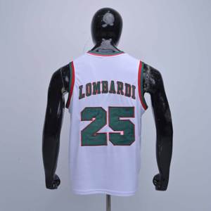 Maillot de basket-ball pour homme de qualité supérieure, fabrication personnalisée avec logo brodé sur le devant et le dos. - Product Image 6