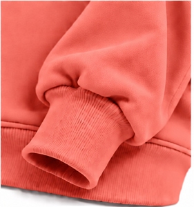 Sudadera con Cuello Alto Color Coral de Index Apparel, Corte Holgado, Ropa Casual de Otoño para Hombre - Product Image 5