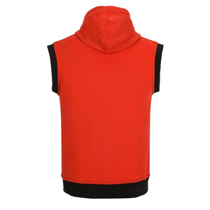 Casual Fashion <b>Sleeveless</b> Zipper-Up <b>Hoodie</b> 100% Cotton Summer Soft Fabric Custom Logo Quick Dry Breathable High Quality <b>Men's</b> - Product Image 5