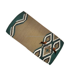 Couverture de selle en laine 34x36 tissée à la main 100% laine de Nouvelle-Zélande Doublure en polaire équestre occidentale pour la compétition et l'entraînement - Product Image 5