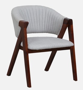 Modern Solid Wood <b>Dining</b> <b>Chair</b> Upholstered with Velvet Seat Back Linear Tufted Midcentury Design for Home <b>Dining</b> Use - Product Image 2
