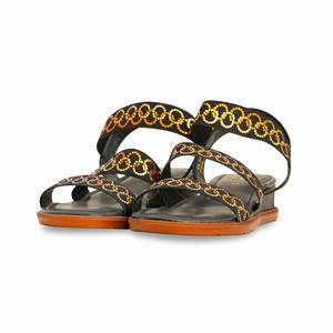 Sandales à talons formelles noires FR7876 Design de pantoufle élégant - Product Image 3