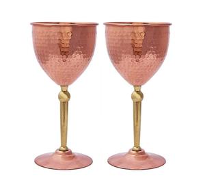 Very Good Quality Copper Product Home Hotel Handmade Copper Water Drinking <b>Glass</b> New Style Pure Copper Wine Drinking <b>Glass</b> - Product Image 1
