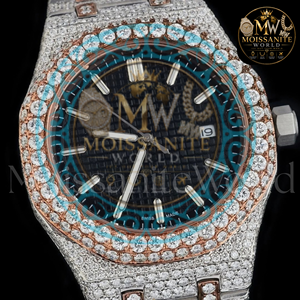 Montre pour homme en moissanite de luxe, bracelet en acier inoxydable, idéale pour les occasions professionnelles et formelles – Offre spéciale - Product Image 4
