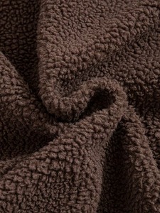 <b>Mens</b> Brown Teddy <b>Sherpa</b> Hoodie USA Flag Patch Embroidery Oversized Streetwear Fluffy <b>Fleece</b> Hooded Sweatshirt Warm Hoodie - Product Image 6