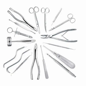 Kit de Extracción Dental Quirúrgica de 32 Piezas, Acero Inoxidable, Certificado CE, Empuñadura Ergonómica, 5 Posiciones de Mandíbula, Juego Profesional de Dentavex - Product Image 1