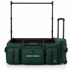 Sac de transport à roulettes personnalisé pour la danse, grande capacité, pour le rangement d'équipements de danse, idéal pour les compétitions, les voyages d'équipe et les spectacles - Product Image 3