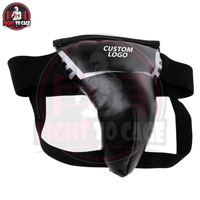 Protège-entrejambe pour hommes et jeunes en cuir PU léger et durable, protection contre les chocs pour MMA, Muay Thai, Kickboxing