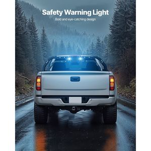 Portapacchi per Camion Overland Regolabile 14.4-17.3 Pollici di Altezza con Luci LED e Controllo Sicurezza del Carico, Compatibile con Ram 1500/Tundra - Product Image 5