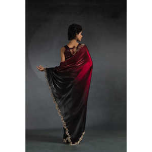 Sari de soirée élégant en diamant de créateur, style robe de cocktail - Product Image 2