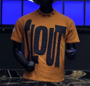 Camisetas de Hombre de Algodón de 280 g/m² Personalizadas por el Fabricante con Apliques Bordados - Product Image 4