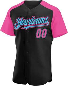Camiseta de Béisbol Personalizada, Transpirable, de Poliéster, con Logotipo del Equipo, Nombre y Número, Uniforme OEM - Product Image 5
