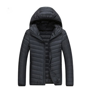 Chaqueta Térmica de Plumón para Senderismo al Aire Libre con Capucha de Piel de Lobo, Chaqueta de Invierno para Hombre, Resistente al Polvo - Product Image 3