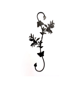 Iron Dragonfly Wall Hook Art Decor Rust Resistant Powder Coated For Door Or Wall Use - Product Image 3