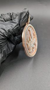 Colgante con Nombre en Letra 3D Personalizado con Moissanita, Estilo Hip Hop, con Diamantes VVS, Colgante con Inicial 3D para Hombre y Mujer, Joyería Fina - Product Image 6