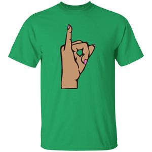 T-shirt vert imprimé à l'écran, manches courtes, col rond, en coton, design graphique, streetwear décontracté, haut tendance, imprimé sur mesure - Product Image 1