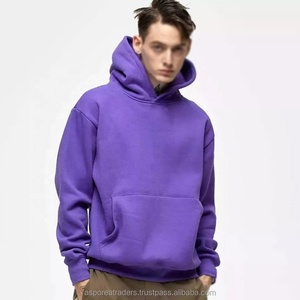 Venta al por mayor High Street 100% Algodón French Terry Pullover Hoodie Puff Impreso Sudadera con capucha Ropa deportiva Premium Sudaderas personalizadas - Product Image 2
