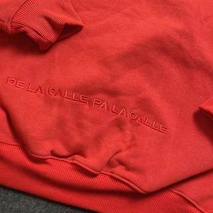 Custom High Quality Solid Fleece Cotton <b>Crewneck</b> Sweatshirt Patches Embroidered Pullover Unisex Regular Sleeve Knitted Autumn - Product Image 3