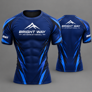 Men and <b>Women</b> Custom Logo Rash <b>Vest</b> <b>for</b> <b>Long</b> Sleeve Printed Surf Sports Shirt Top UPF 50+ Men's Martial Arts Wear - Product Image 1