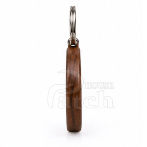 Eco Friendly <b>Wooden</b> Keychain Custom Wood Key Ring Natural Finish Personalized <b>Gift</b> For Weddings Events Bags And Accessories - Product Image 5