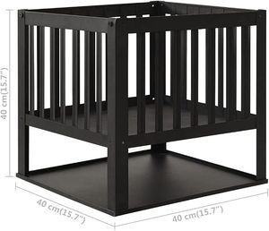 Freestanding Steel Fire Pit With Ash Pan <b>Wood</b> <b>Burning</b> Outdoor Heating Square Design - Product Image 3