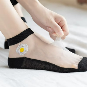 Chaussettes invisibles pour femmes en gros, personnalisées, fines, respirantes, chaussettes de protection pour la cheville, fournisseur OEM, fabricant - Product Image 4